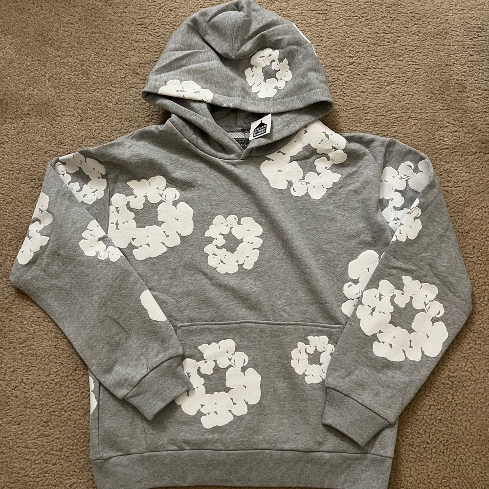 Gray Denim Tears Hoodie